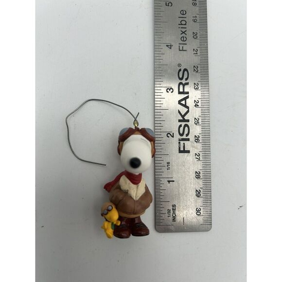 Vintage Hallmark keepsake 1999 famous flying ace Snoopy & Woodstock Christmas - Picture 2 of 2